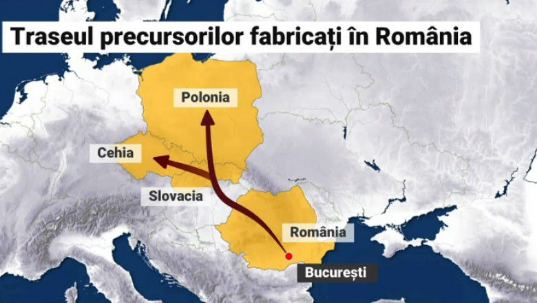 На заводе в Румынии производили прекурсоры наркотических веществ. 