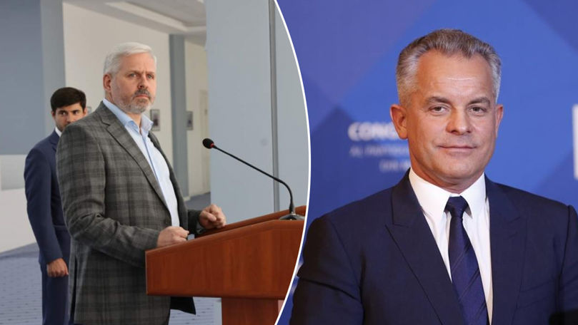 Разлован о том, что он человек Плахотнюка: Вызывает улыбку. Коллаж: Stiri.md.