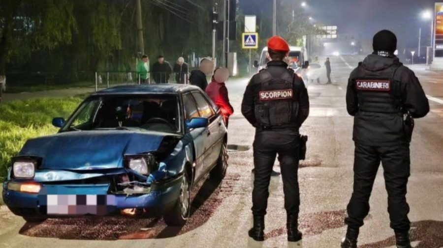 Accident la Comrat: Un șofer în stare de ebrietate a tamponat o mașină parcată.