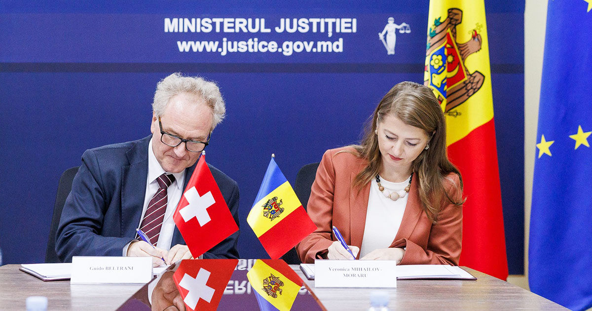 Moldova și Elveția au semnat un acord privind combaterea corupției și recuperarea activelor provenite din infracțiuni.