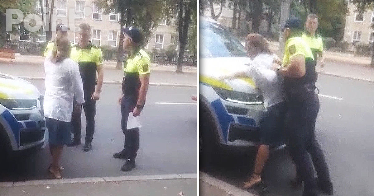 Жительница Кишинева обвинила полицейских в неправомерных действиях.