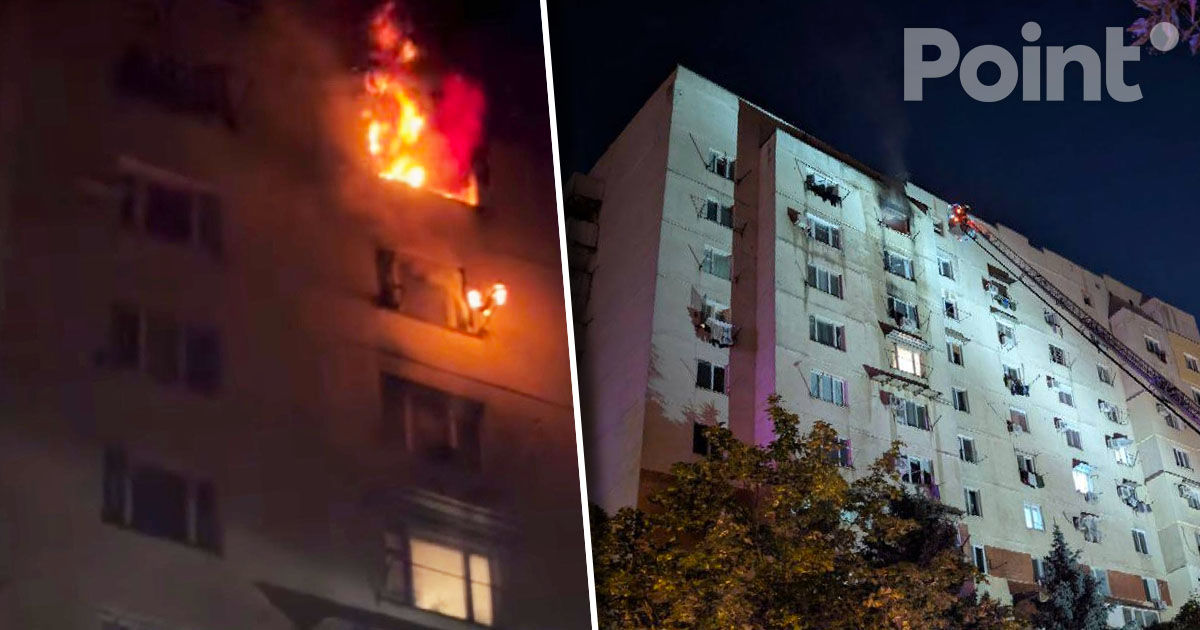 Un incendiu a izbucnit într-un bloc de locuit din sectorul Buiucani al Capitalei.