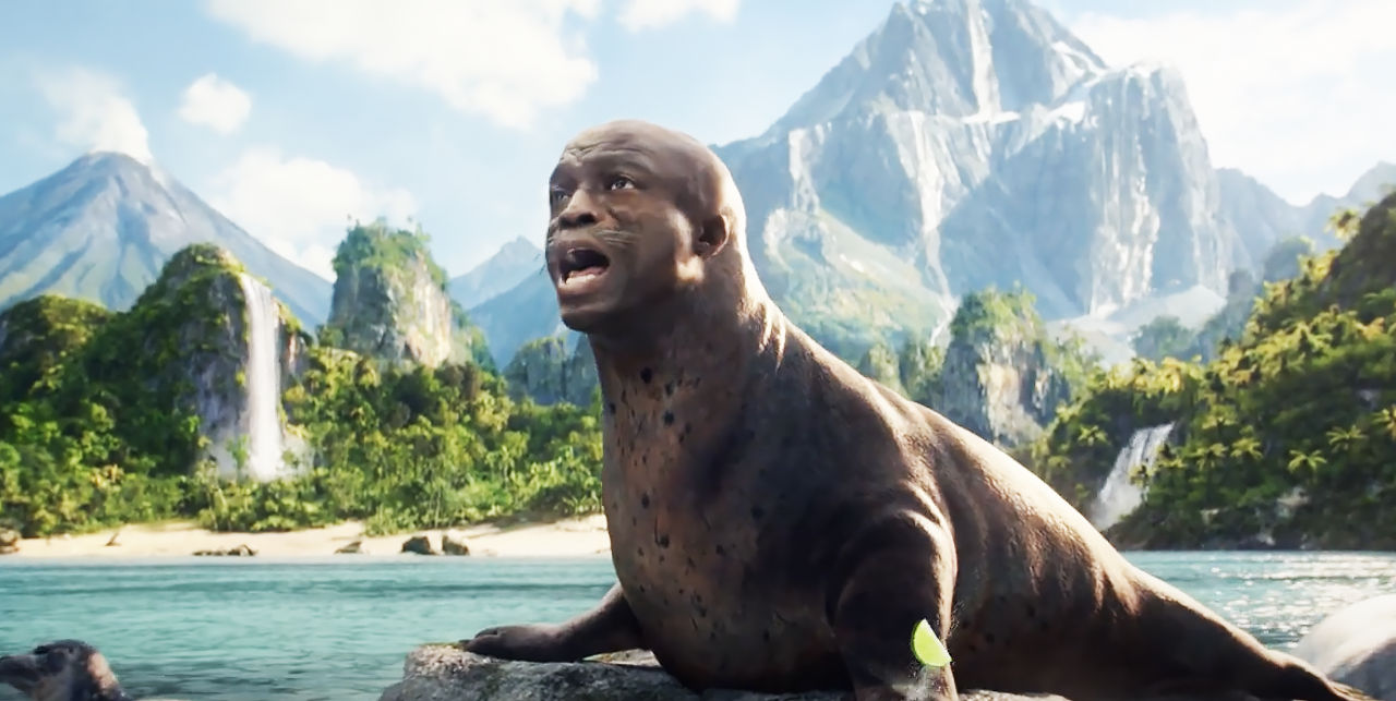 Певец Seal стал тюленем в рекламе Mountain Dew