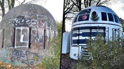 Un buncăr nuclear din Praga, transformat într-un celebrul roboţel