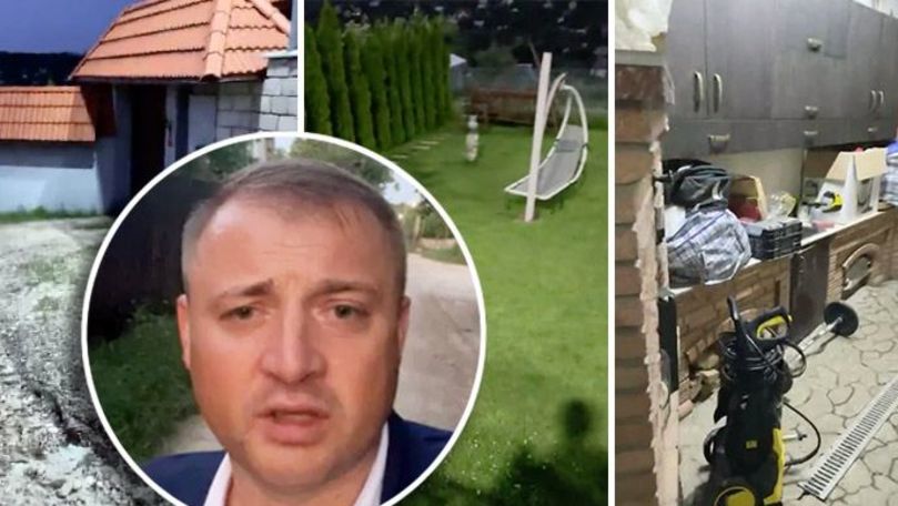 Кавкалюк показал дом, в котором живет: "Нет газа, канализации, разбитая дорога". Коллаж: Point.md