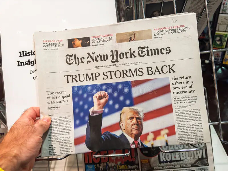 Trump a dat în judecată unul dintre cele mai importante ziare din SUA: Decenii de minciuni.