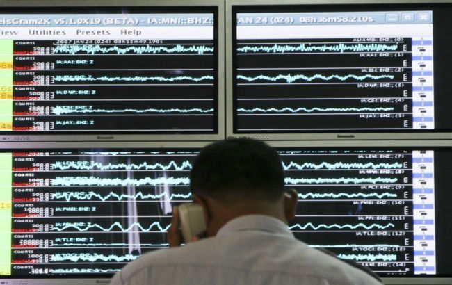 Возле побережья Японии произошло сильное землетрясение.