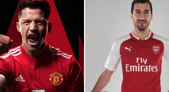 Schimb spectaculos de fotbaliști între Manchester United și Arsenal.