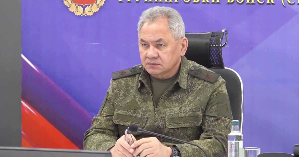 Министр обороны России Сергей Шойгу.