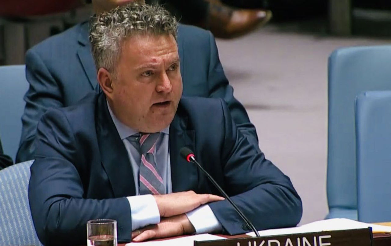Постоянный представитель Украины при ООН Сергей Кислица.
