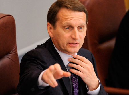 "23 года назад, была осуществлена аннексия Крыма", - уверен Нарышкин.   Фото: gazeta.ru