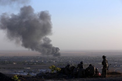 В общей сложности было нанесено четыре авиаудара. Фото: Safin Hamed / AFP