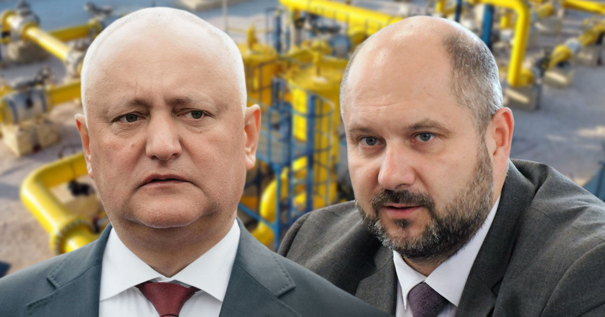 Додон - Парликову: Уходите, а мы обеспечим газ по 250 долларов. Коллаж: Point.md