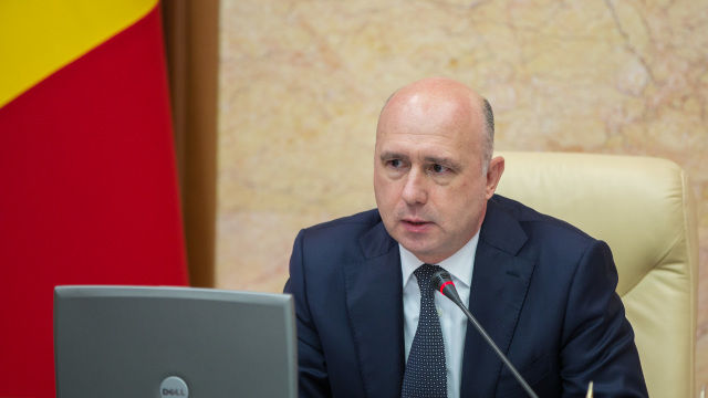 Explicațiile lui Pavel Filip privind reforma sistemului de pensii. Foto: bani.md