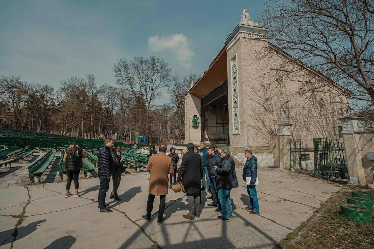 Начата реконструкция Летнего театра в столичном парке «Валя Морилор».