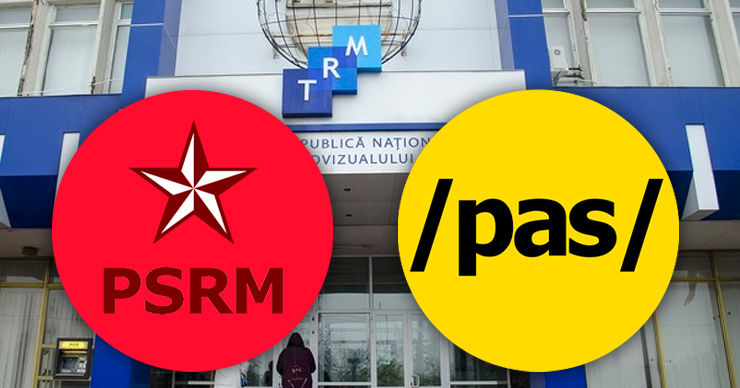 Фракция БКС о TRM: PAS намерена политически подчинить себе телерадиовещание в стране. Коллаж Point.md.