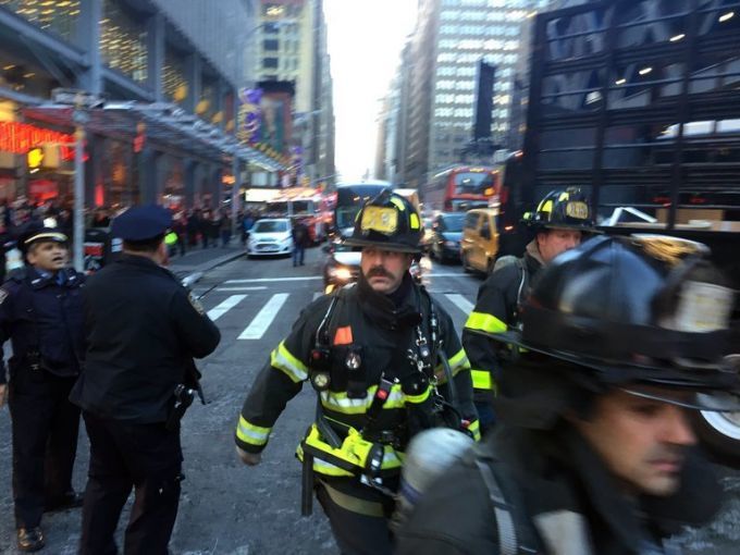 Explozie într-o autogară din New York, în apropiere de Times Square.