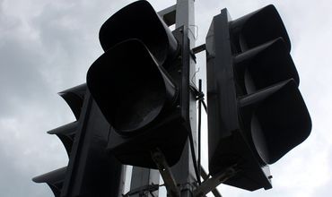 На перекрестке столичных улиц не работает светофор.