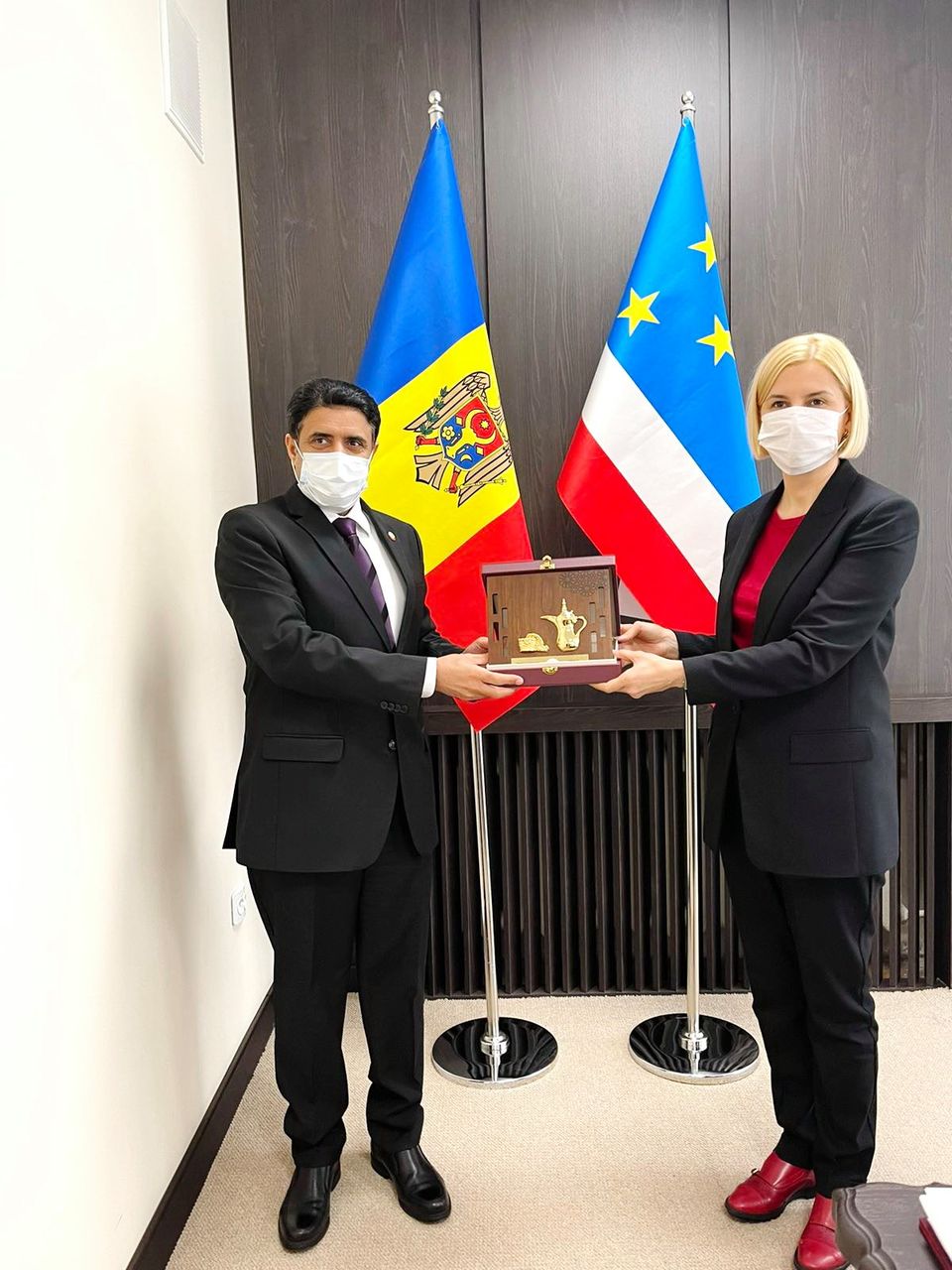 Башкан провела встречу с Временным поверенным в делах Посольства Катара.