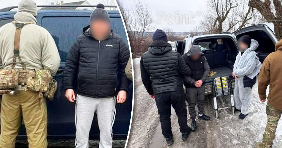 На границе с Молдовой задержали украинца с раскладной лестницей.