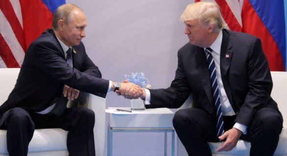 Donald Trump şi Vladimir Putin.