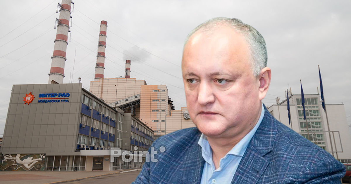 Dodon: Electricitatea de la Cuciurgan va costa mai ieftin decât cea din România.