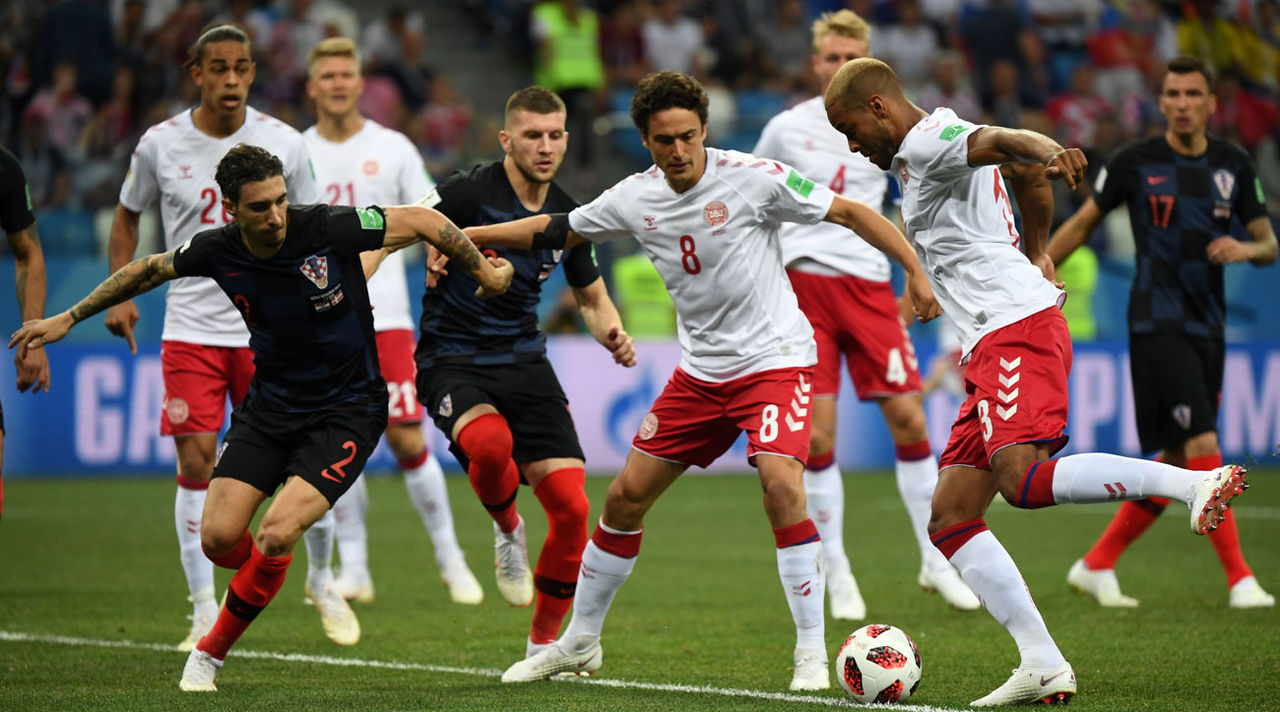 Сборная Хорватии вышла в 1/4 финала ЧМ-2018.