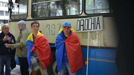 Акция протеста в центре столицы. Фото: publika.md