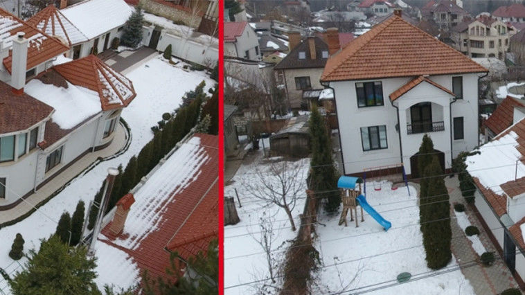 Gheorghe Duca deţine două imobile de lux pe strada Valea Dicescu, un cartier select din Chişinău. Foto: moldovacurata.md