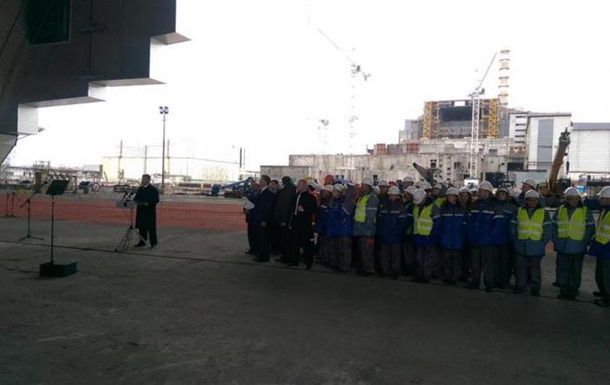 Президент Петр Порошенко в ходе выступления на ЧАЭС.