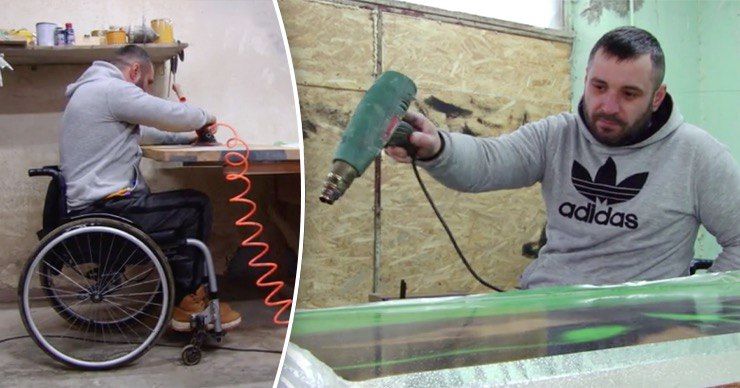 Житель Рышкань создает уникальные столы.
