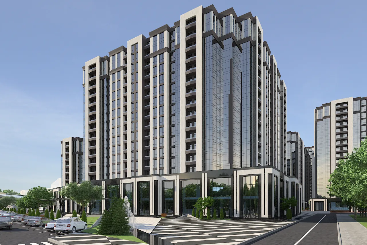 Newton House Grădina Botanica: Как решить проблему парковок в современных жилых комплексах