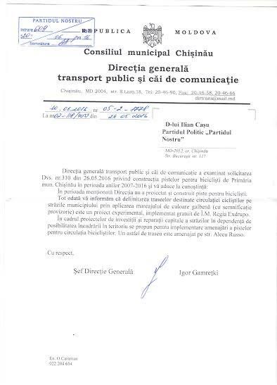 Nicio pistă pentru bicicliști nu s-a construit în Chișinău de când Chirtoacă e primar