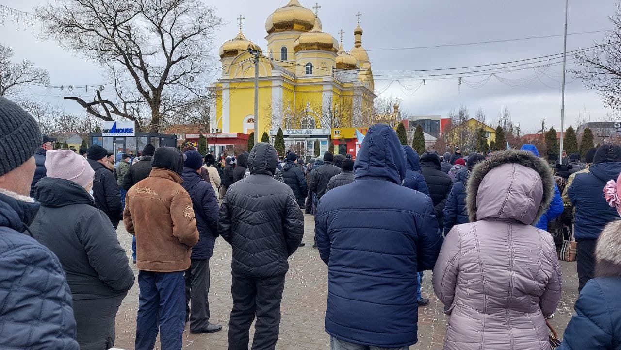 В Комрате прошел митинг против роста цен и тарифов на газ