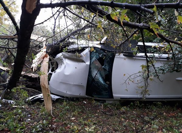 Un BMW, făcut praf la Orhei. Masina s-a rostogolit de mai multe ori