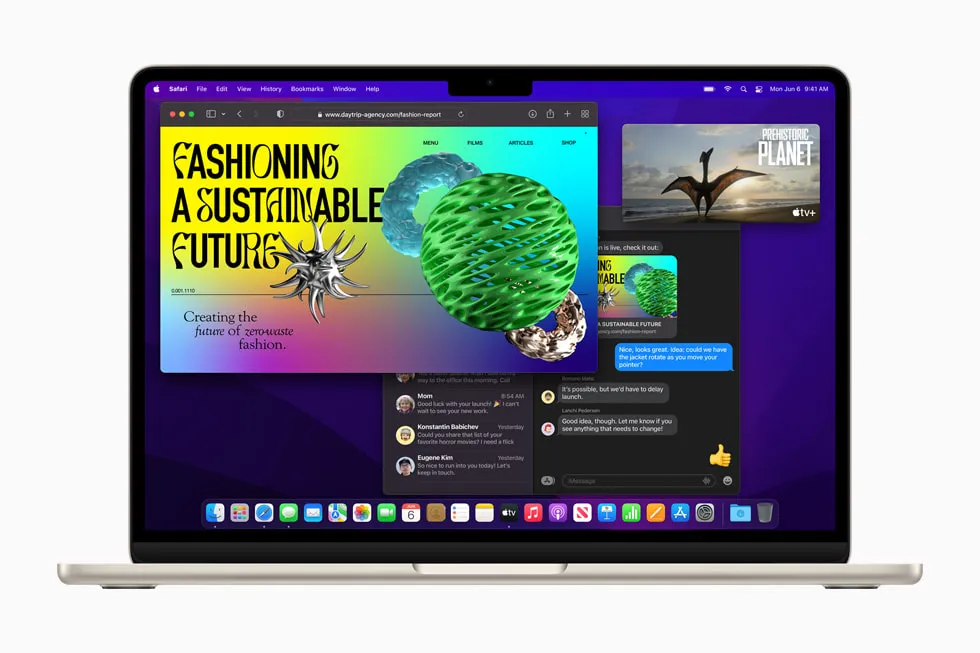 Apple анонсировала MacBook Air с новым дизайном и чипом M2