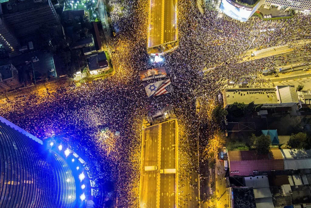 В Израиле на протесты вышли более 450 000 человек
