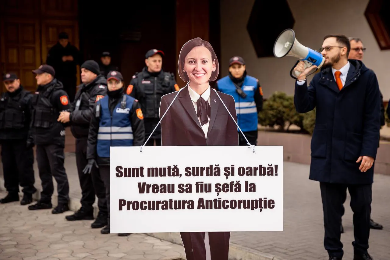 Сторонники партии "Шор" пикетировали здание Антикоррупционной прокуратуры