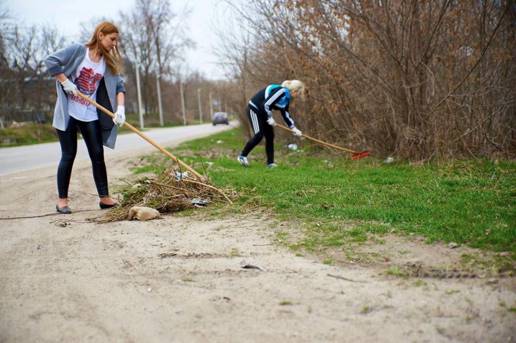 В Оргееве были проведены работы по уборке и озеленению города