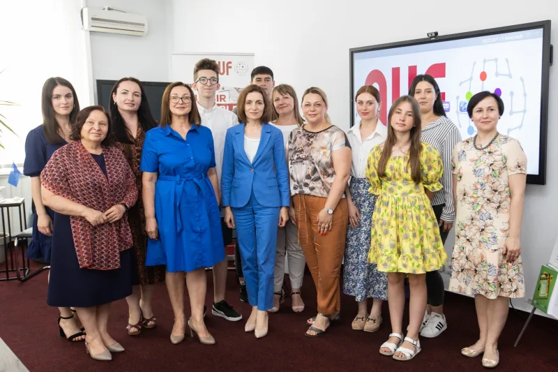 Санду обсудила в Бюро AUF укрепление франкоязычных проектов для молодежи