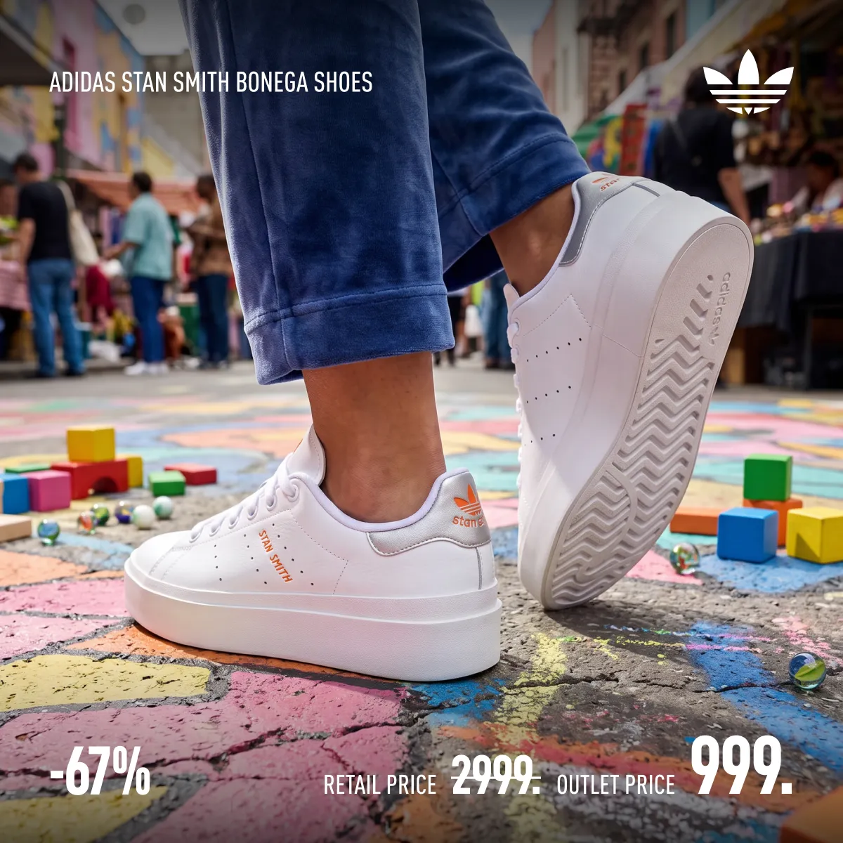 Factory Outlet Store: Культовые модели adidas - со скидками до 60%