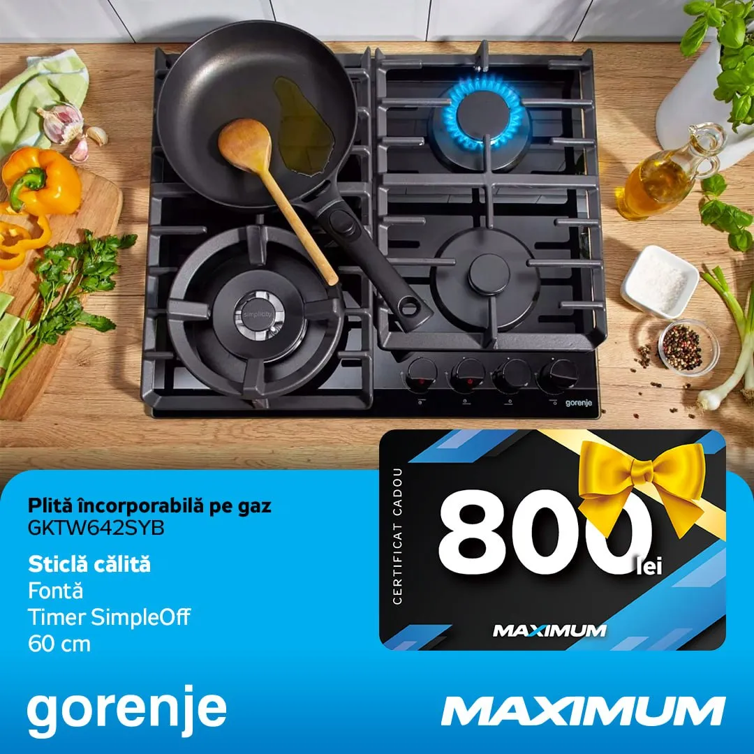 Maximum: Покупайте Gorenje и Hisense — получайте подарочные сертификаты и выбирайте технику на свой вкус