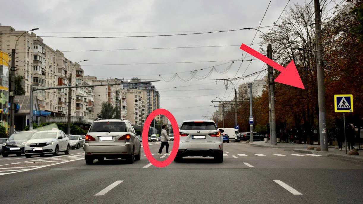 С начала года в Молдове зафиксировано 257 происшествий на пешеходных переходах
