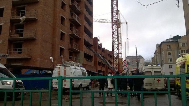В Саранске обрушилась новостройка, есть жертвы