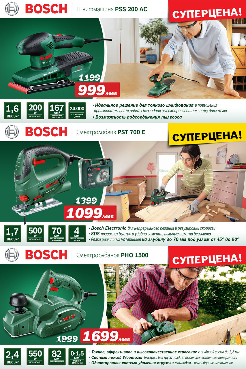 Bosch: Black Friday – суперцены на электроинструменты и садовую технику