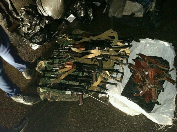 СБУ перехватило оружие, предназначенное для Майдана