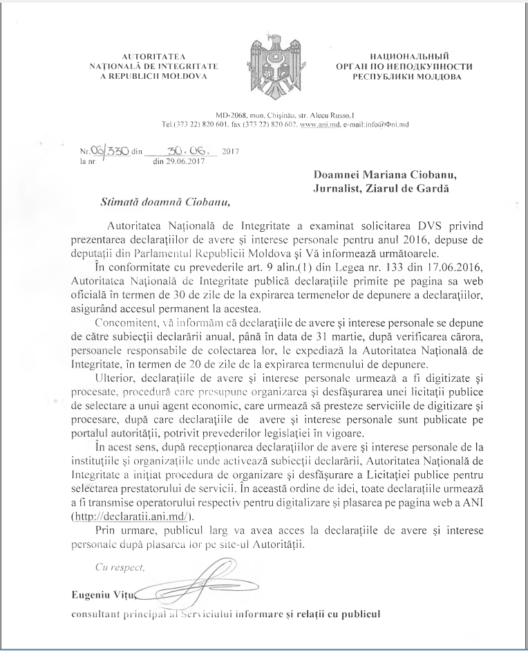 Averile declarate în 2016 de deputați, necunoscute publicului larg! Cum explică Parlamentul și ANI