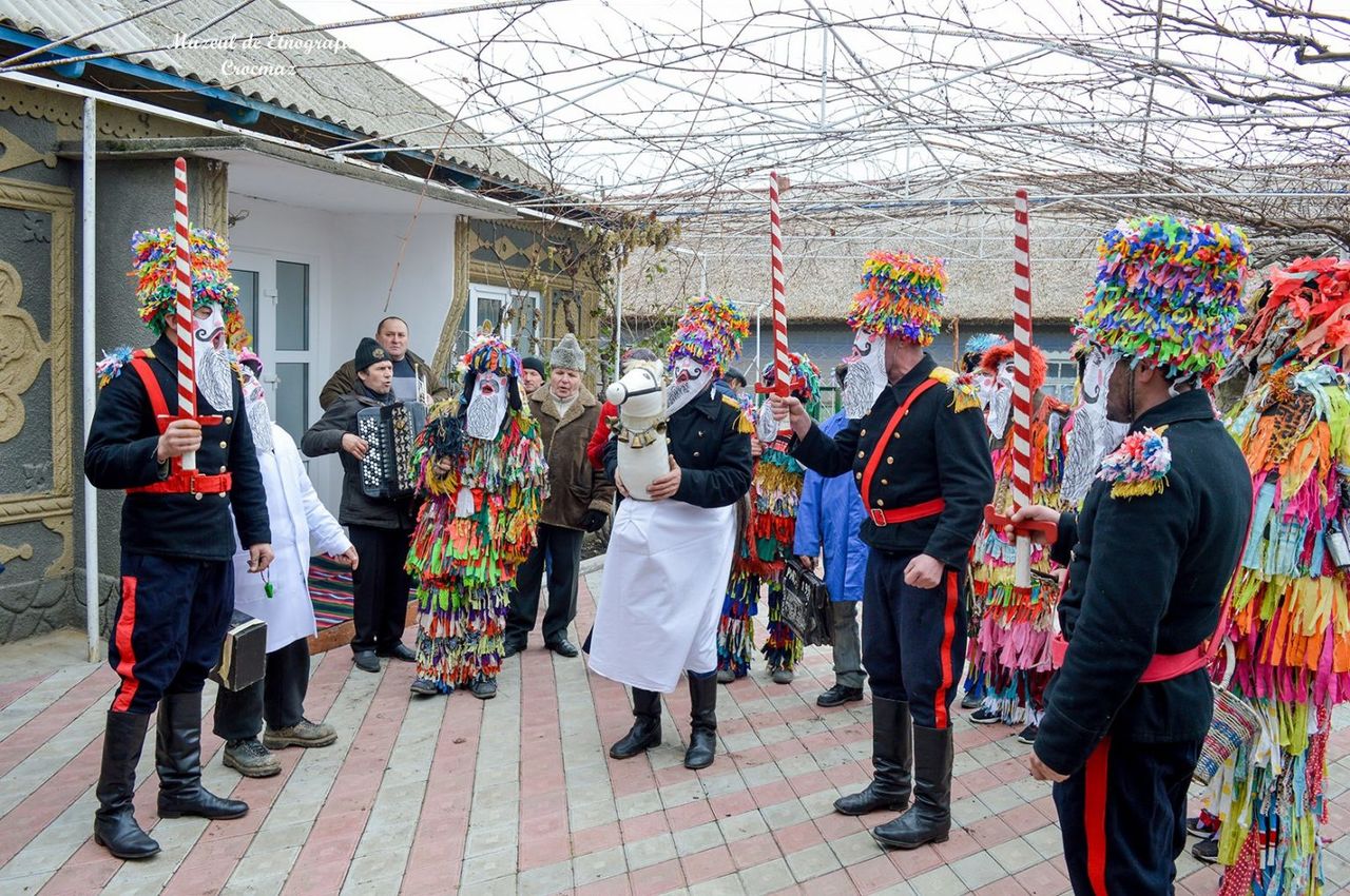 В музее села Крокмаз показали редкие фото о традициях колядки