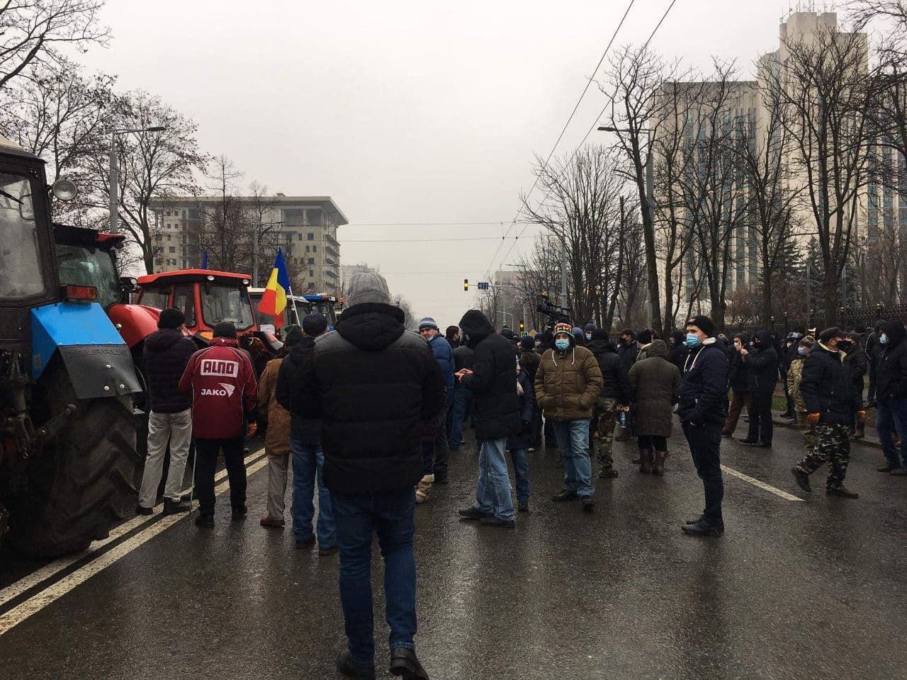 Новый протест фермеров прошел в центре Кишинева