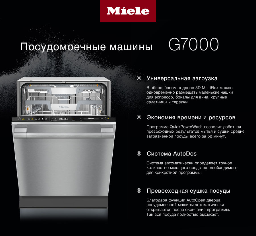 Premium Store: Посудомоечные машины Miele G 7000